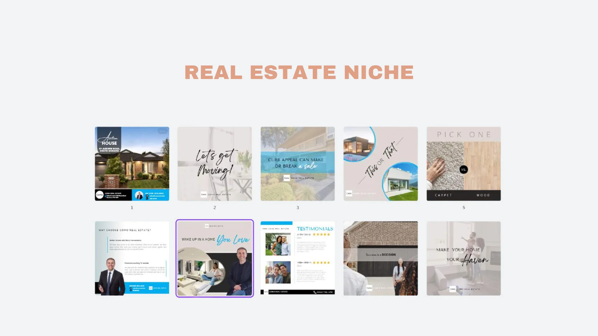 Real Estate Social Media Creatives